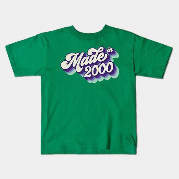 Made in 2000 Kids T-Shirt by Cre8tiveTees